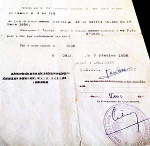 Oran documents divers 1092